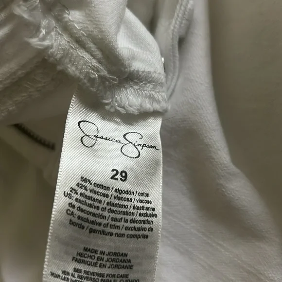 Jessica Simpson White Skinny Jeans - Picture 6 of 6